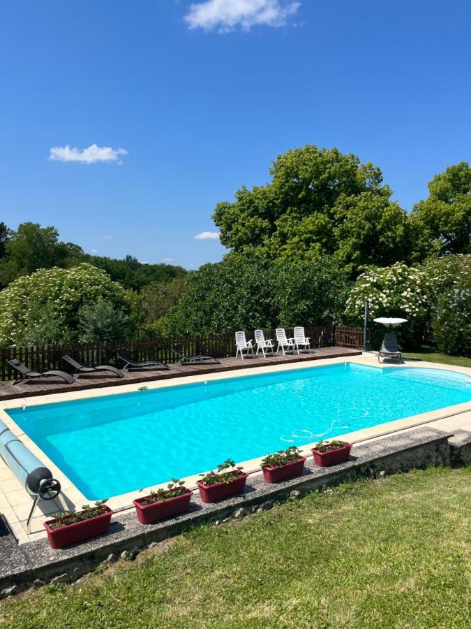 La Colline De Tilleul - Les Deux Puits - Cosy Cottage With Swimming Pool Near Aubeterre Saint-Romain  外观 照片